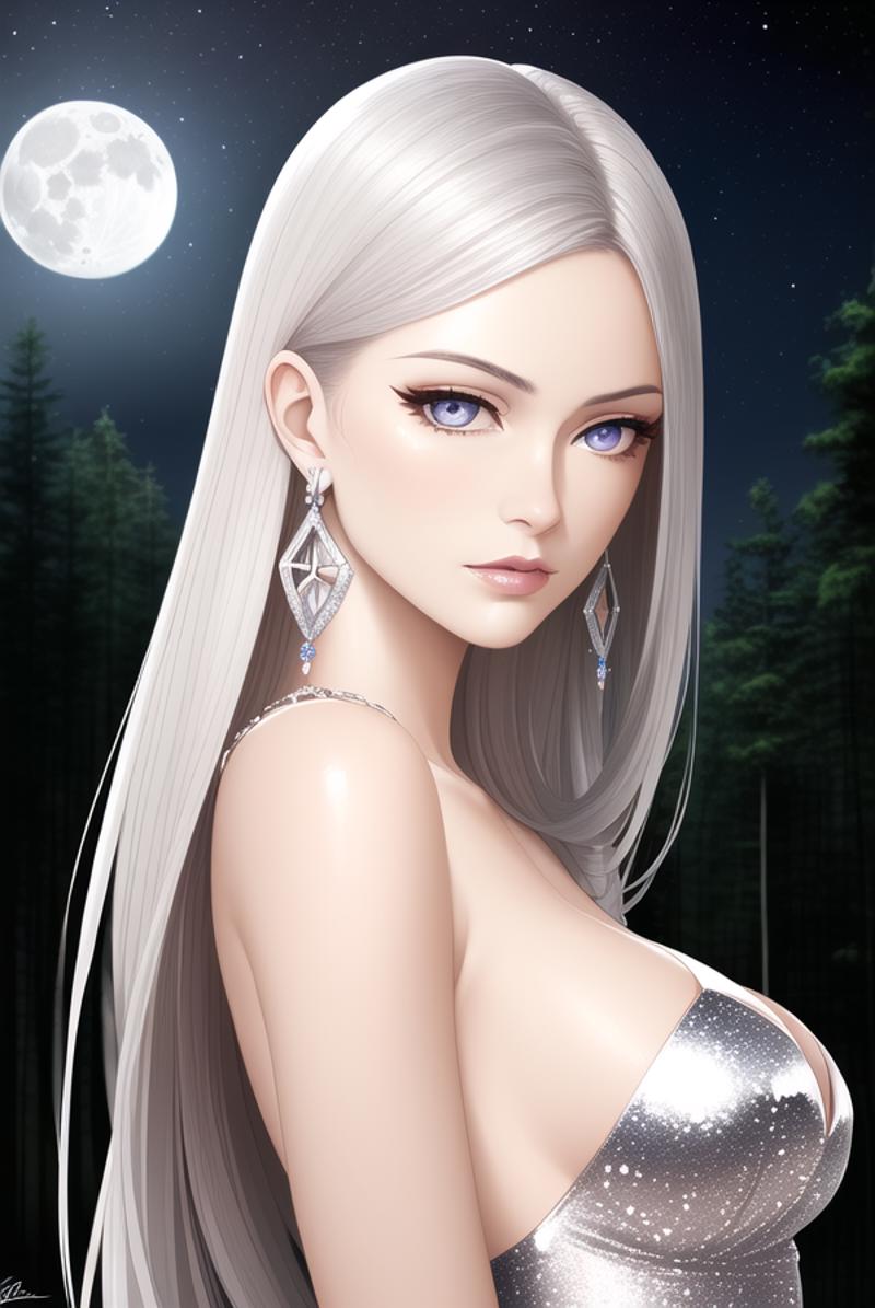 02713-1860327748-portrait of a beautiful women, small breasts, shiny silver dress, no emotions, silver lips, long shiny silver hair, silver eyes,.png